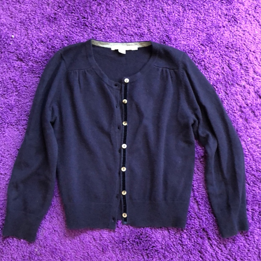 Boden 100% Cashmere cropped cardigan